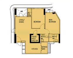 Blk 310A Waterway Terraces II (Punggol), HDB 3 Rooms #528193191